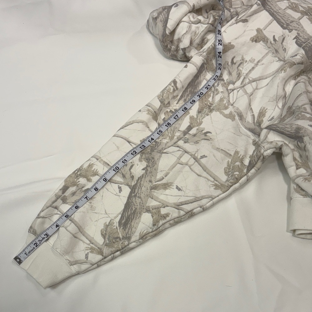 DAIRY BOY WHITE WOODLAND CAMO HOODIE SIZE XL - Picture 6 of 8
